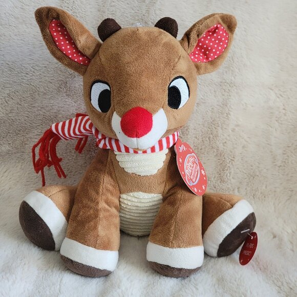 Kids Preferred Rudolph the Red Nosed Reindeer Musical Plush NWT 8" - Picture 1 of 10